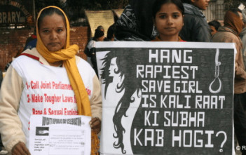 Rape protests in India