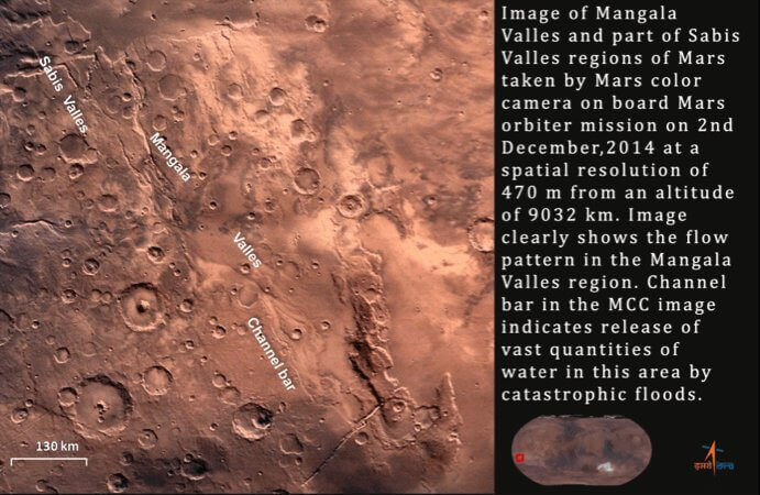 Mangalyan - Mars Orbiter Mission Pictures from Mars Colour Camera of India's Mars Orbiter Spacecraft