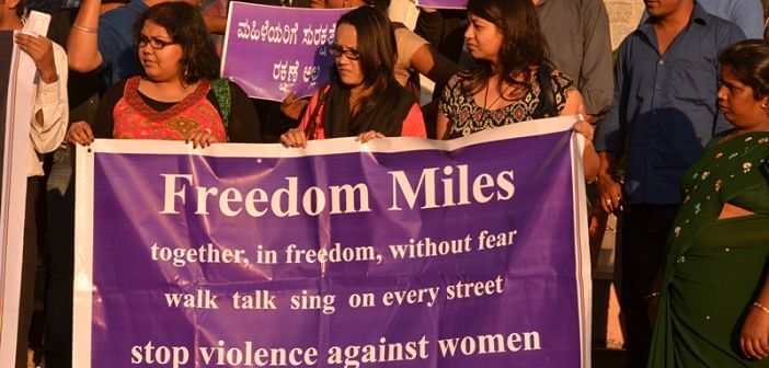 Nirbhaya Fund - Bangalore Protests following Delhi Gang Rape