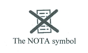 NOTA count in bihar elections_nota symbol