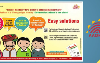 aadhar-card-not-mandatory-advertisements-promoting-it_featured image factly