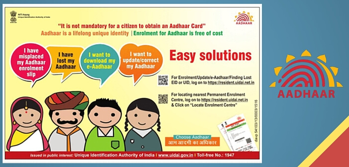 aadhar-card-not-mandatory-advertisements-promoting-it_featured image factly