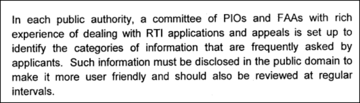 Section 4 of the RTI act_pio
