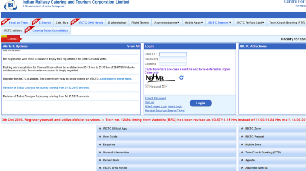 Authorized Booking Websites of IRCTC_factly.in
