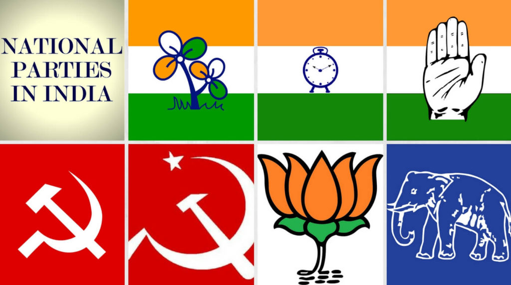 national parties in india collage