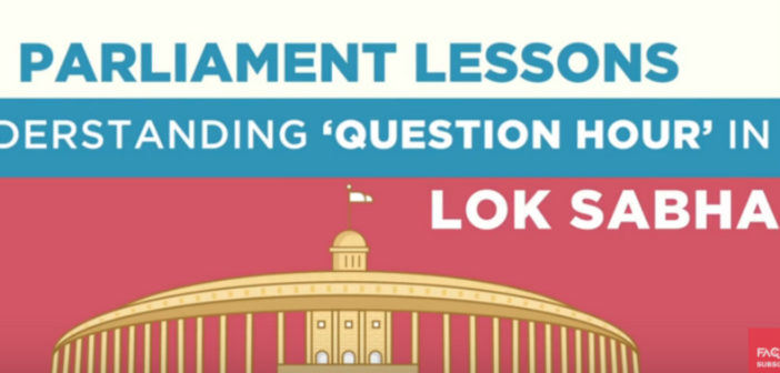 Understanding ''Question Hour' in Lok Sabha