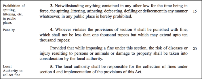 interesting Private Member bills_public urination and defacation punishment