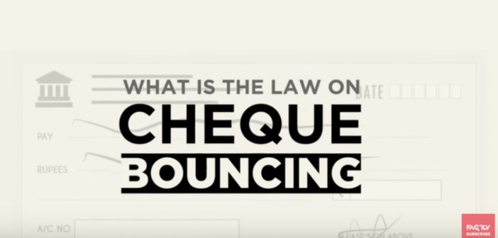 what is the law on check bouncing