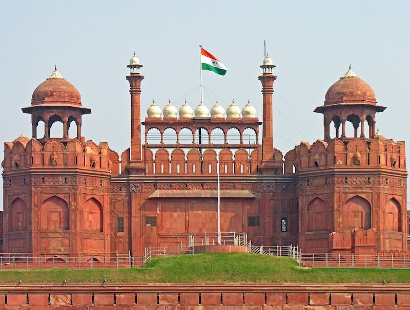 Red fort flag