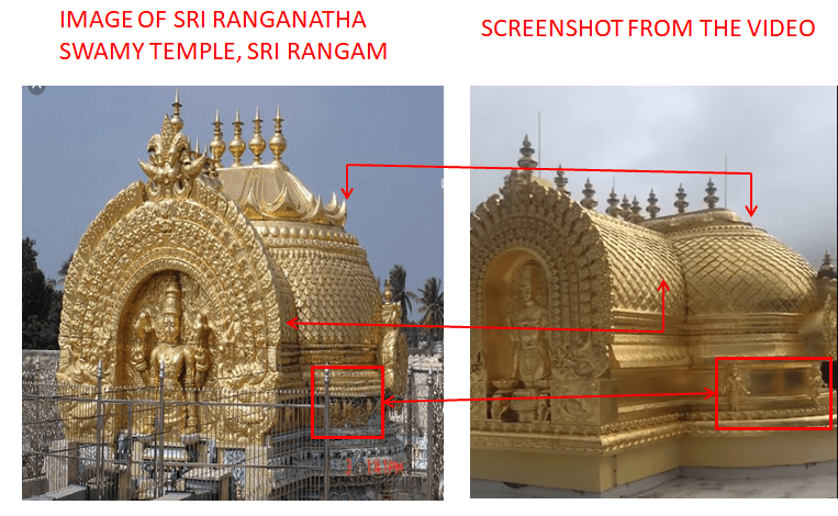 Video Of Sri Ranganathaswamy Temple S Golden Dome In New York Shared As That Of Tirupati Temple Factly Once they became relics, they bleached a nice classical white. video of the golden dome at the top of tirupati temple
