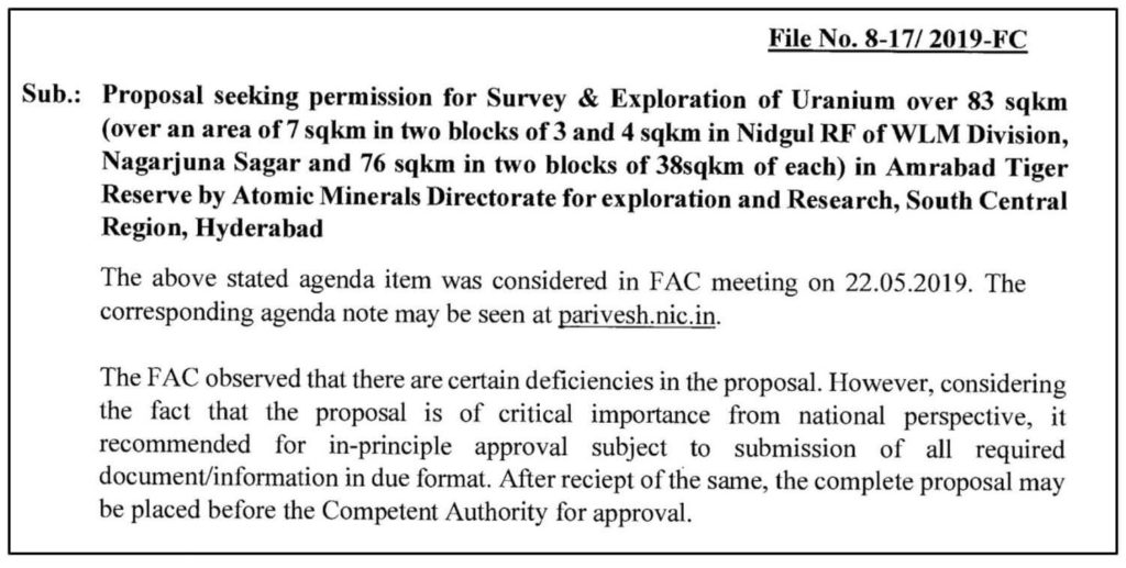 Uranium Exploration_Forest Advisory Committee