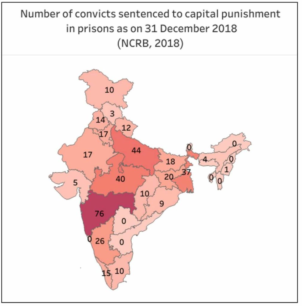 Death Penalties_number of convicted persons with capital punishments in prisons in 2018