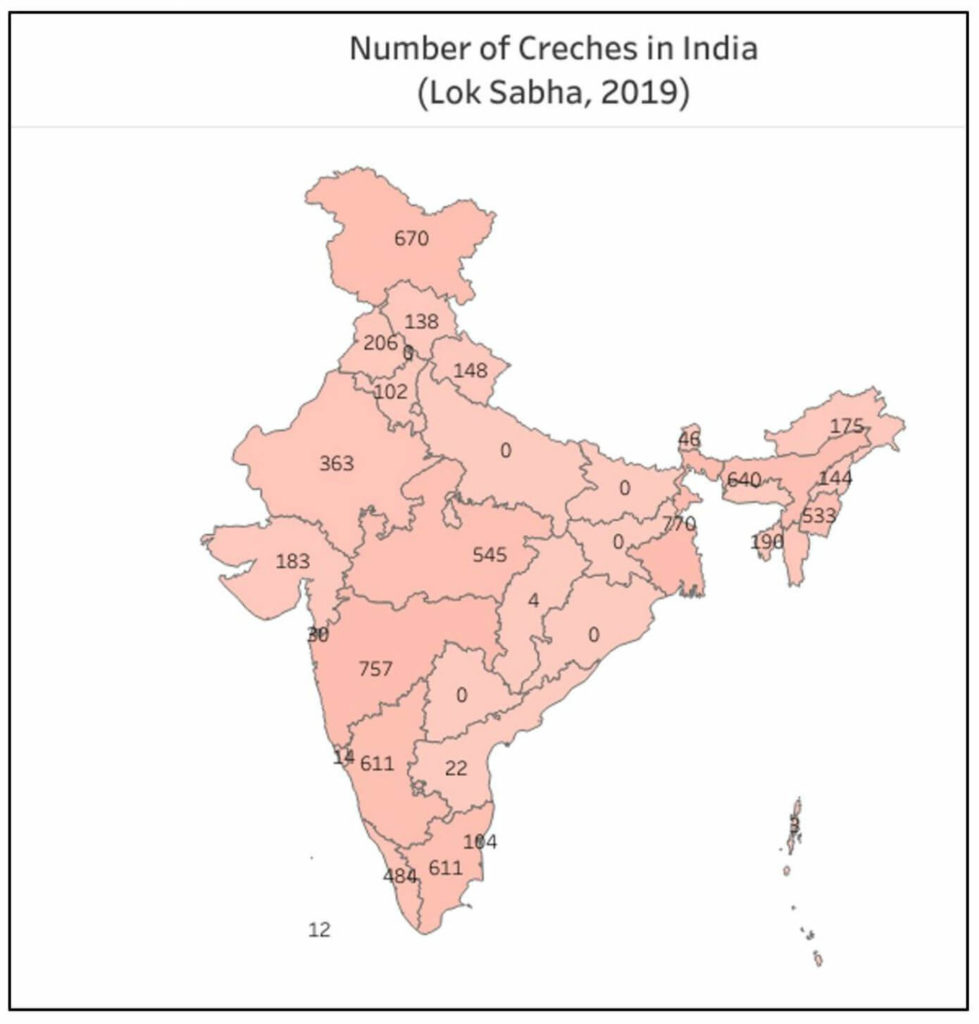 National Creche Scheme_Creche number in India