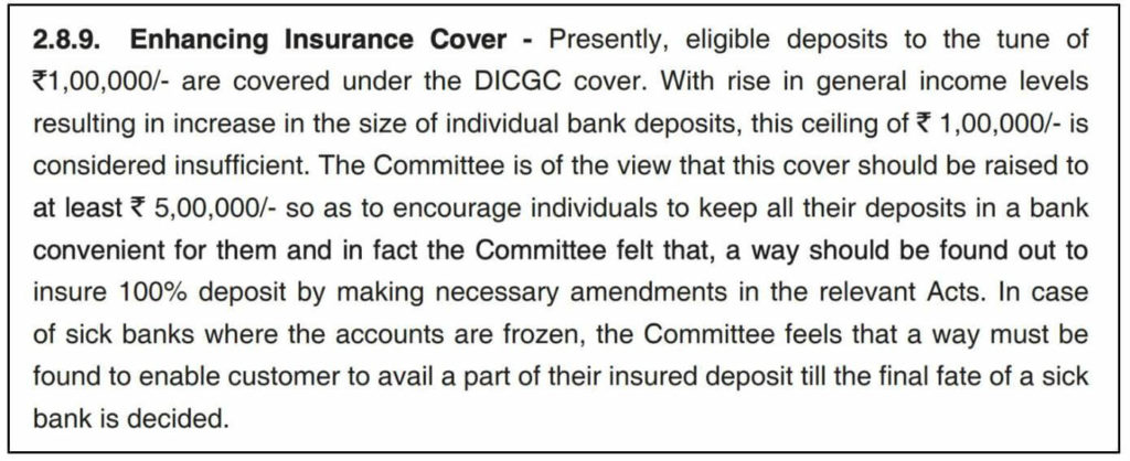 insurance cover on bank deposits_Enhancing insurance cover