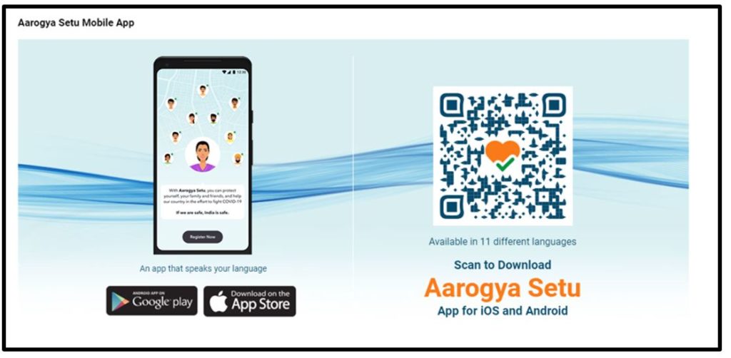 Relief measures by Government of India_Arogya Setu App