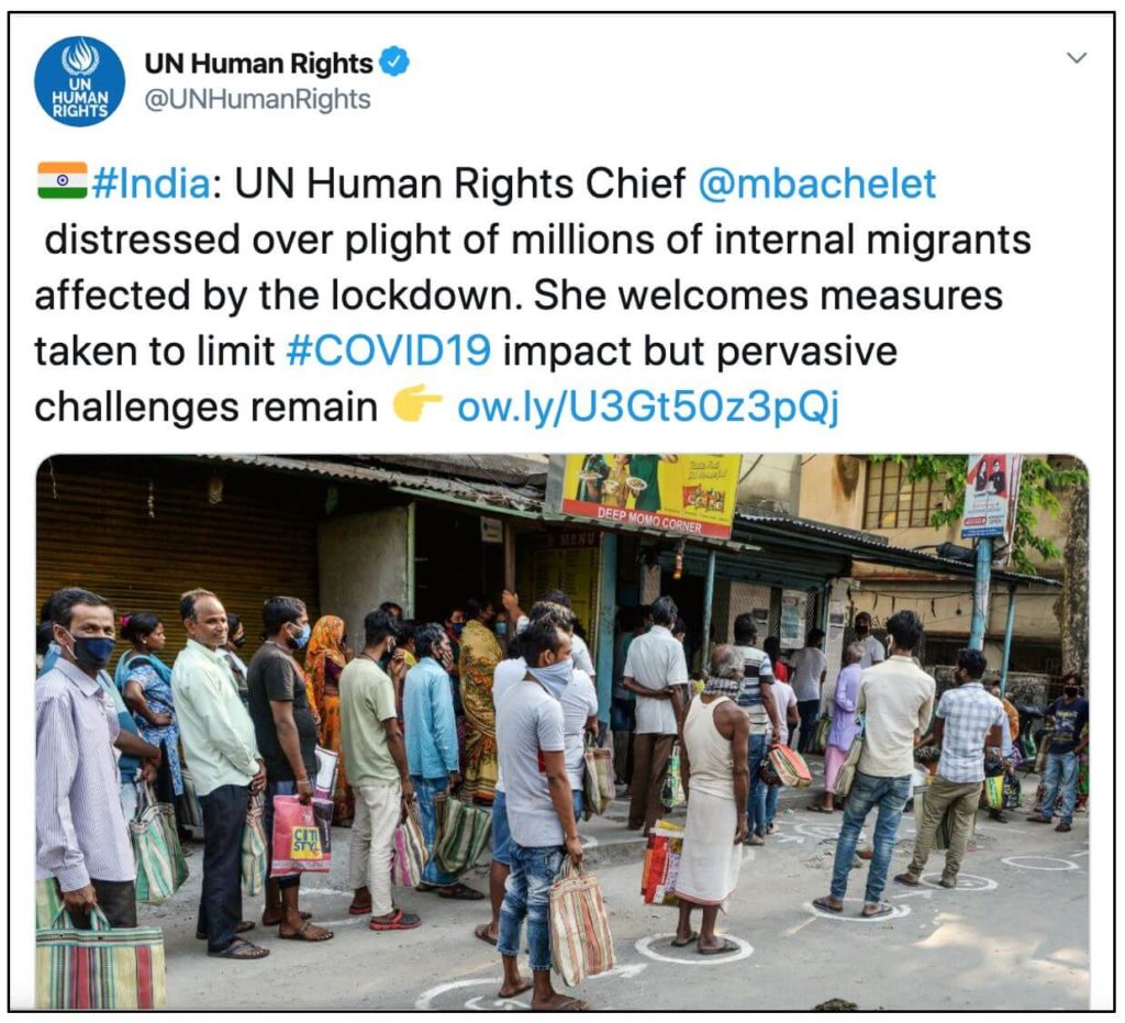 relief measures by States_UN Human Rights tweet