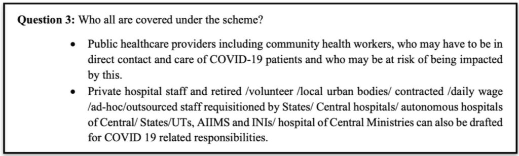COVID-19 Central relief Package_relevant guidelines for this insurance scheme