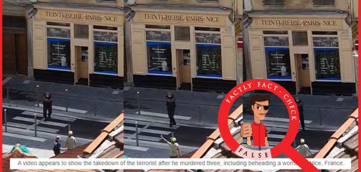 This video is not related to today’s knife attack at the Notre Dame Basilica church in Nice (France).