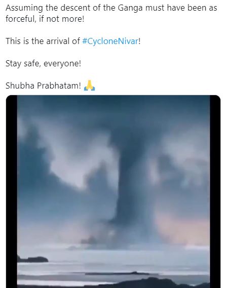 Unrelated Old Videos Are Being Shared In The Context Of Cyclone Nivar Factly