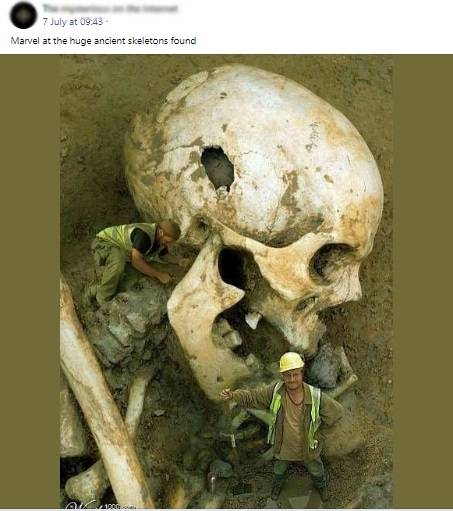 nephilim giant skeletons