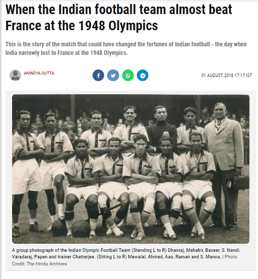 TIL that India withdrew from the 1950 World Cup. They did it because of  FIFA regulations that players had to wear football boots and would not be  allowed to play barefoot. 