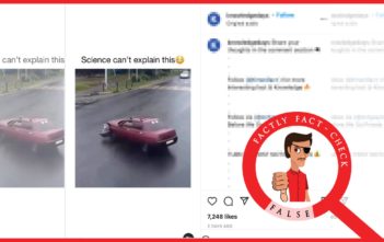 This post falsely claims digitally edited videos of car crashes as