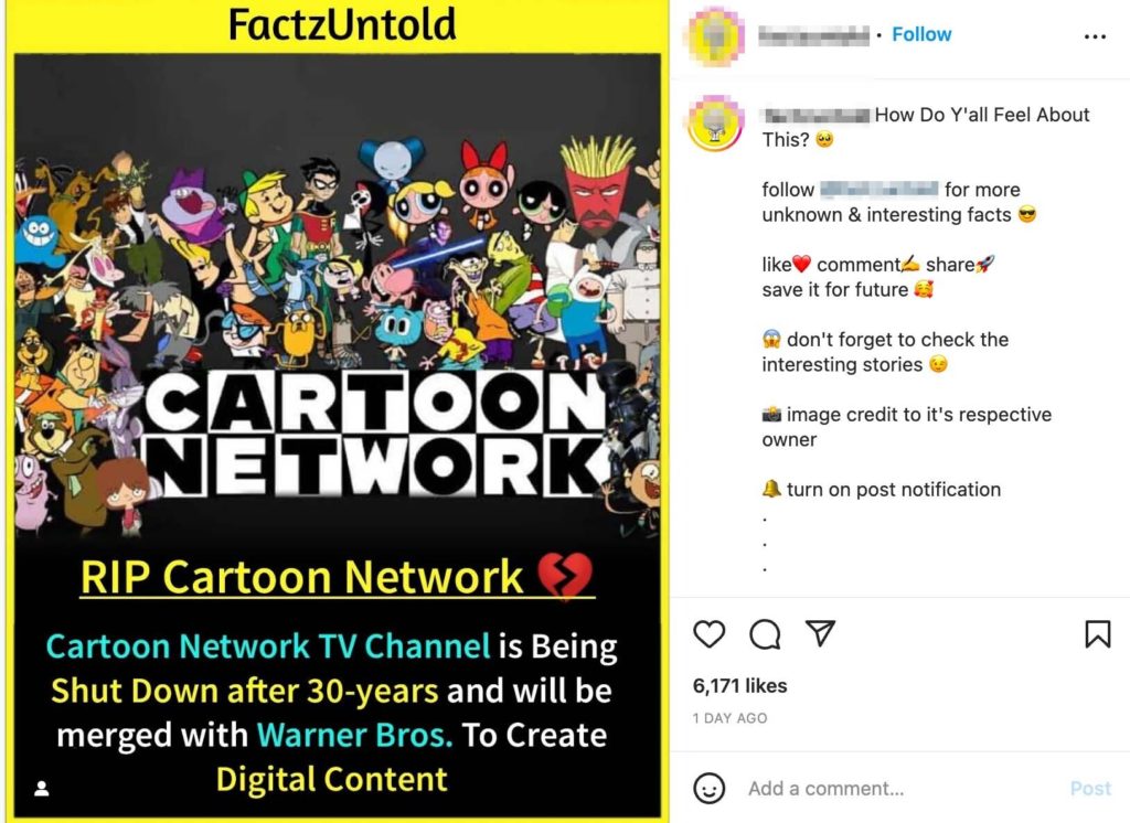 Cartoon Network is not getting shut down after merger with Warner Bros -  FACTLY
