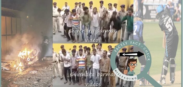 A 2015 Indore Police anti-crime drive video is shared as recent Mhow clashes during India’s cricket victory celebrations
