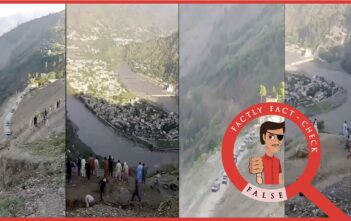 A video from Pakistan-occupied Kashmir is being falsely shared as showing Muslims pelting stones at an Army Convoy in Jammu & Kashmir