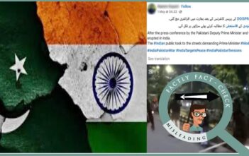 An old and unrelated video is falsely shared as a clash between police and protesters demanding PM Modi’s resignation after the Pahalgam terror attack