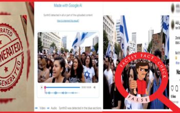 AI-generated visuals created using Google’s Veo tool are falsely shared as Israelis pleading with Iran to stop the war
