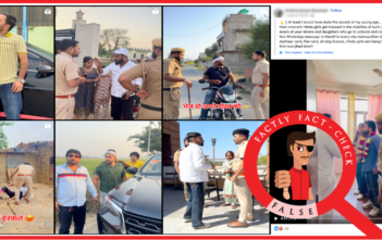 Scripted Video Shared as Real Incident of Police Arresting Muslim Man for Trapping Hindu Girl