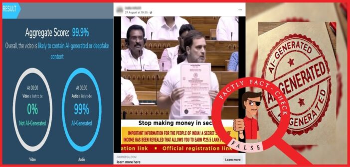 This video of Rahul Gandhi and Nirmala Sitharaman discussing a highly profitable Quantum AI Investment platform in Parliament is a Deepfake