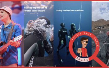 Video of an adventurer losing consciousness while free diving in Egypt is falsely shared as showing last moments of singer Zubeen Garg in Singapore