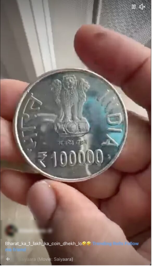A person holding a coin

AI-generated content may be incorrect.