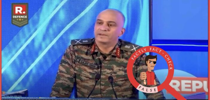 This viral video of Lieutenant General Rajiv Ghai criticising saffron politics is a deepfake