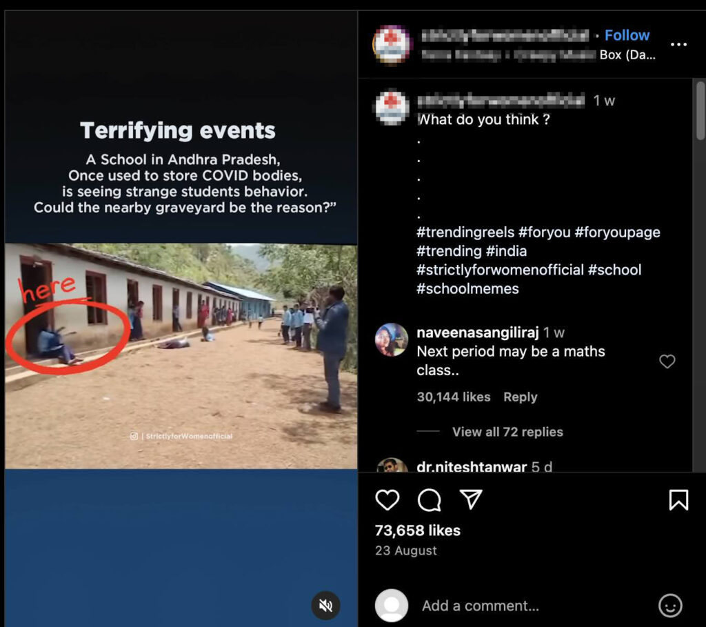 A video of a mass hysteria incident from a Nepali school is falsely